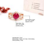 Ruby Engagement Ring - Image 4