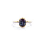 Tourmaline Diamond Ring in 14K Solid Gold - Image 7