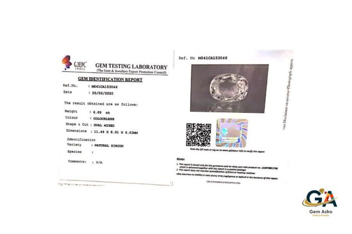 rz7-4.jpg Real Zircon 6.69 Carat (7.43 Ratti) - Image 2