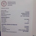 IGI Certified Natural Diamond 0.61 Carat G SI1 - Image 2