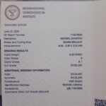 IGI Certified Natural Diamond 0.60 Carat H SI1 - Image 2