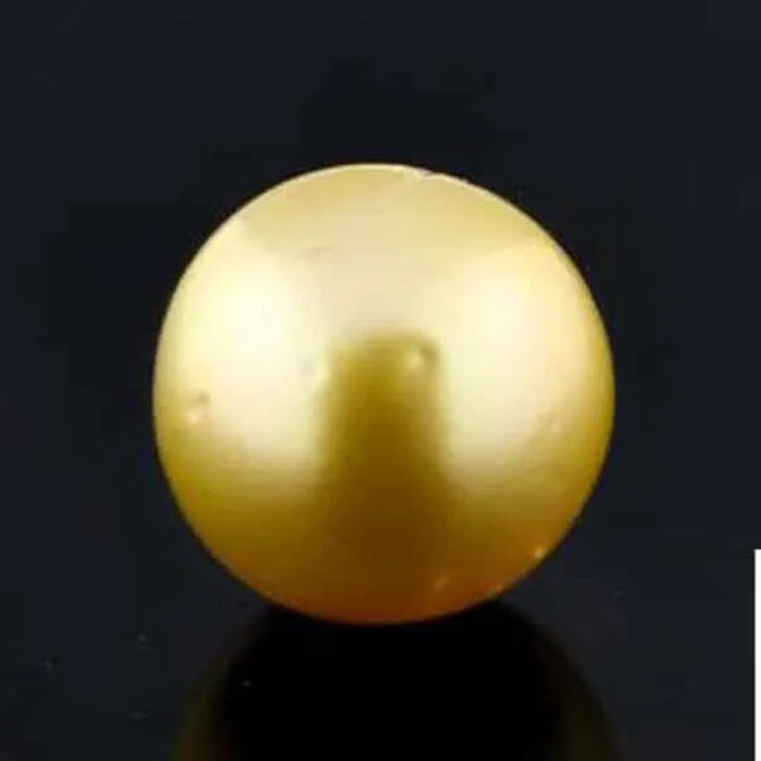 PRL54 Golden South Sea Pearl (Moti) 11.95 Carat (13.14 Ratti) - Image 1