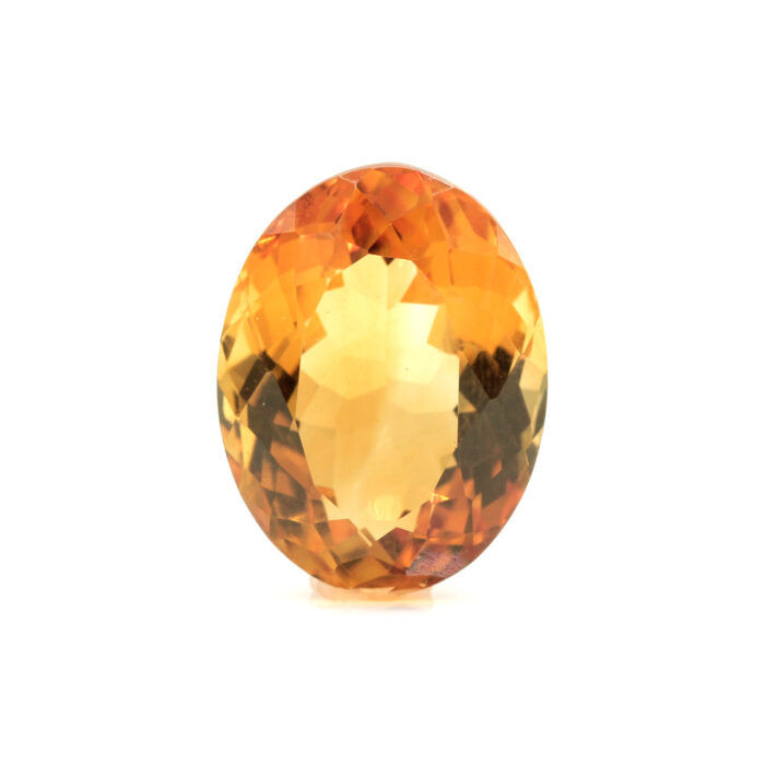 GACT42 (1) Yellow Citrine 10.91 Carat (12.00 Ratti) - Image 1