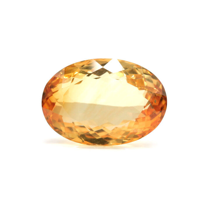 GACT52 (2) Yellow Citrine 12.23 Carat (13.45 Ratti) - Image 3