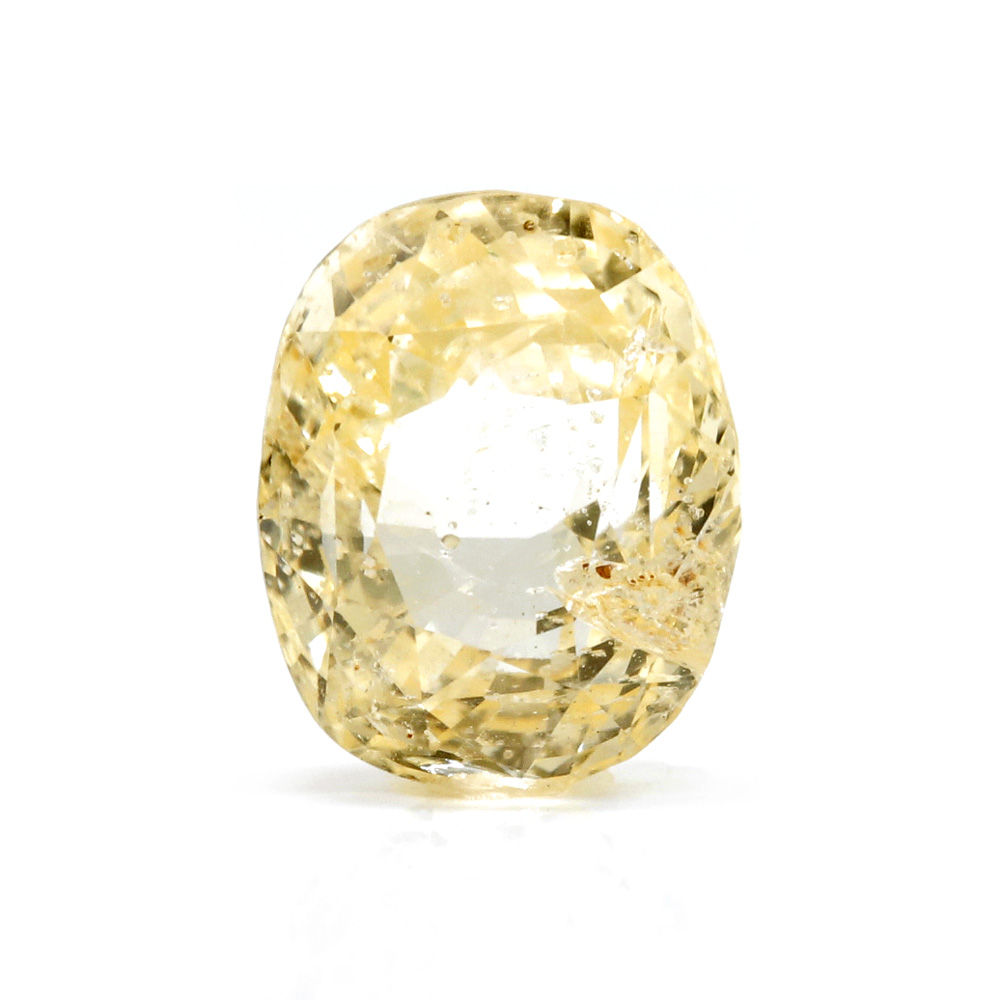 YS756 (1) Yellow Sapphire 6.30 Carat (6.93 Ratti Pukhraj) - Image 1