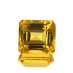 Yellow Citrine 9.43 Carat (10.5 Ratti)