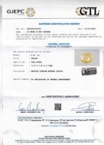 Yellow Sapphire 4.02 Carat (4.42 Ratti) - Image 5