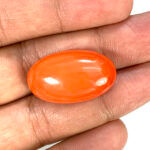 Natural Japanese Coral 29.70 Carat (32.67 Ratti) Moonga - Image 2