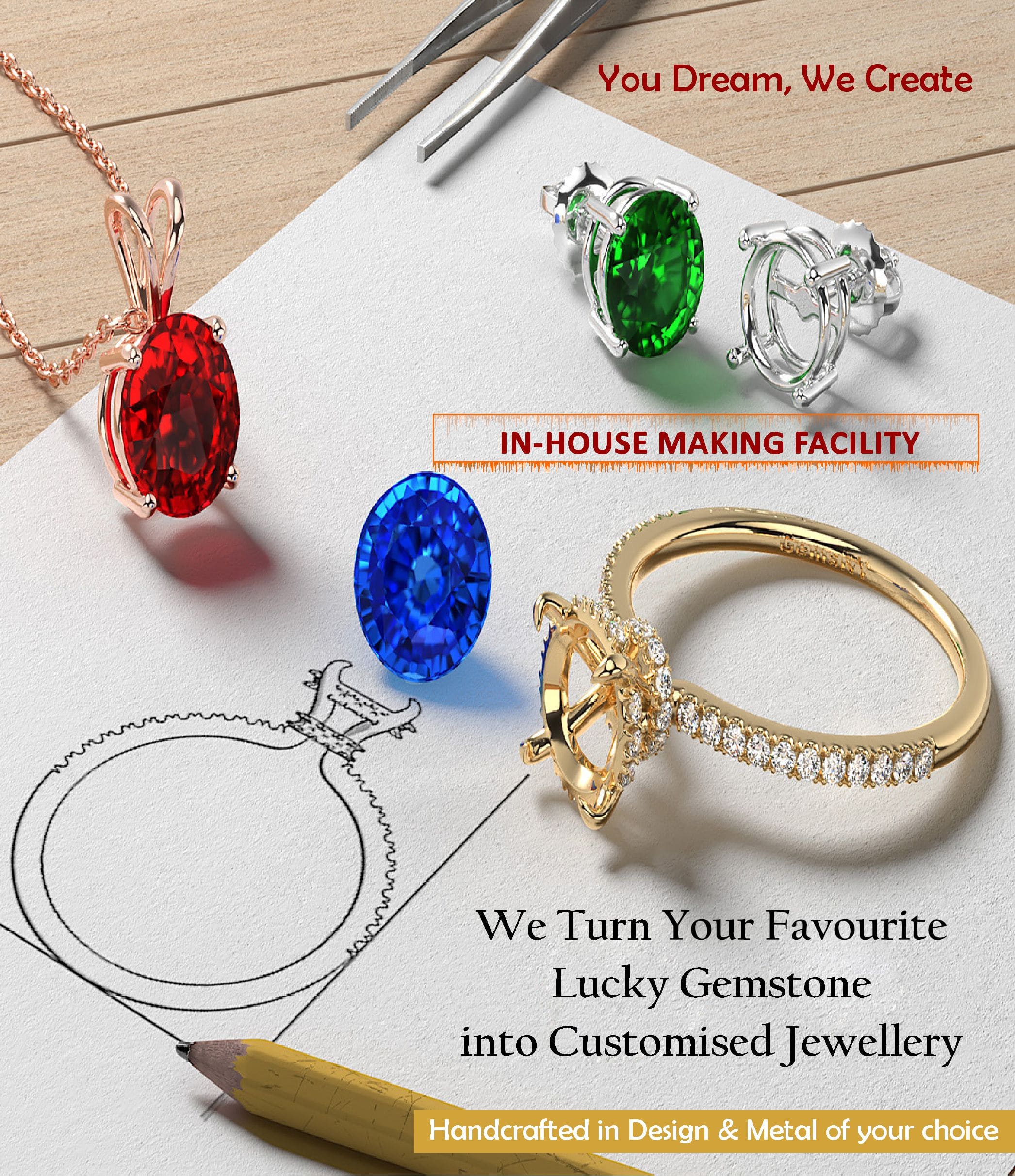 Customise jewellery