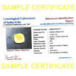 Yellow Sapphire 11.23 Carat (12.35 Ratti Pukhraj) - Image 2