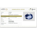 Blue Sapphire 6.33 Carat (Neelam 6.96 Ratti) - Image 2