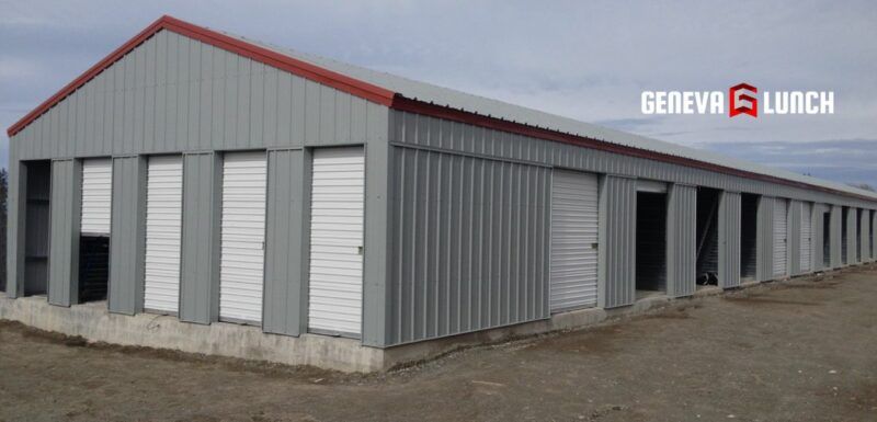 Prefabricated steel store units