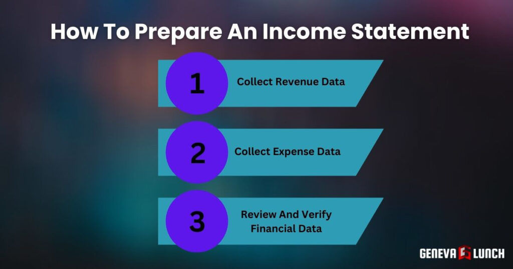 How To Prepare An Income Statement