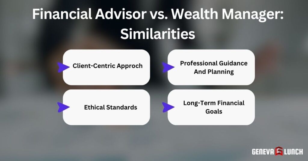 Financial Advisor Vs Wealth Manager (10 Key Differences) Financial Advisor vs. Wealth Manager Similarities