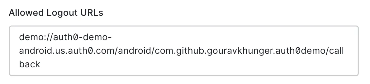 Auth0 allowed login urls