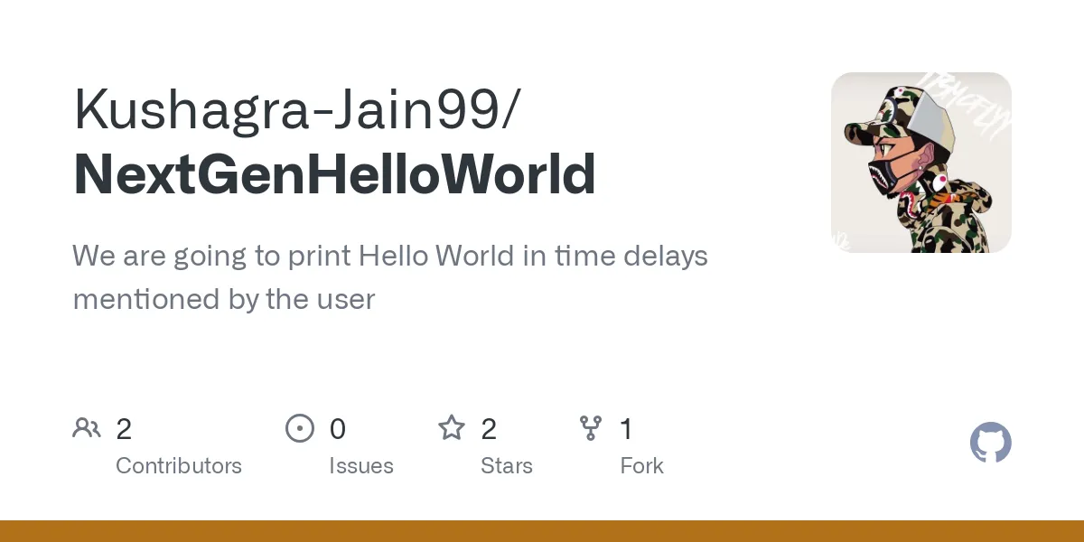 Preview image of Kushagra-Jain99/NextGenHelloWorld | github.com