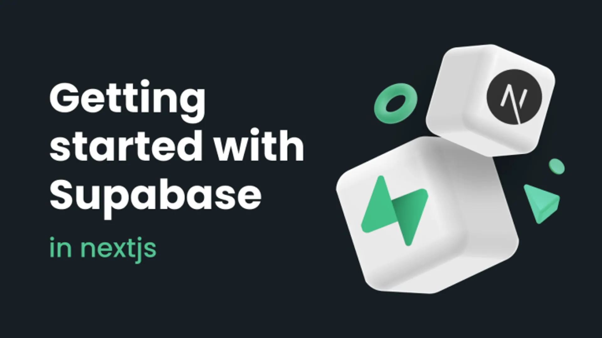 Get Started with Supabase Database in Next.js