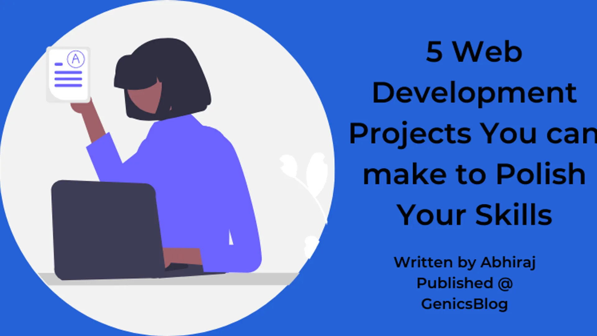 5 projects you can make to become a better web developer