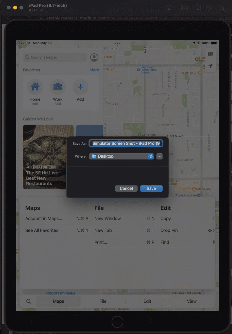 Xcode iOS simulator advanced features | Geniusee