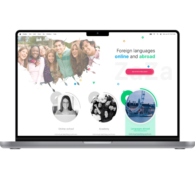 ZaZa: Language learning web platform for global learners 1 zaza_case