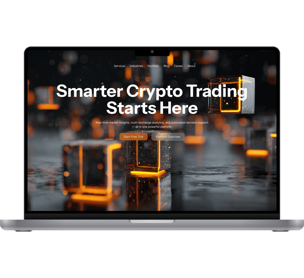 Crypto trading dashboard development case study | Geniusee