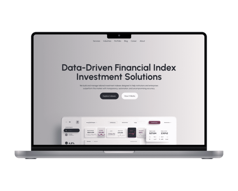 Custom financial index investment service 1 investmentservice
