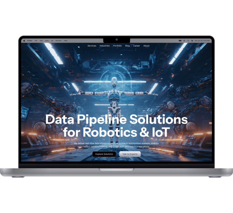 Data pipeline development services for robotics company 1 data-pipeline