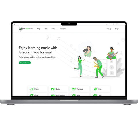 Music learning app