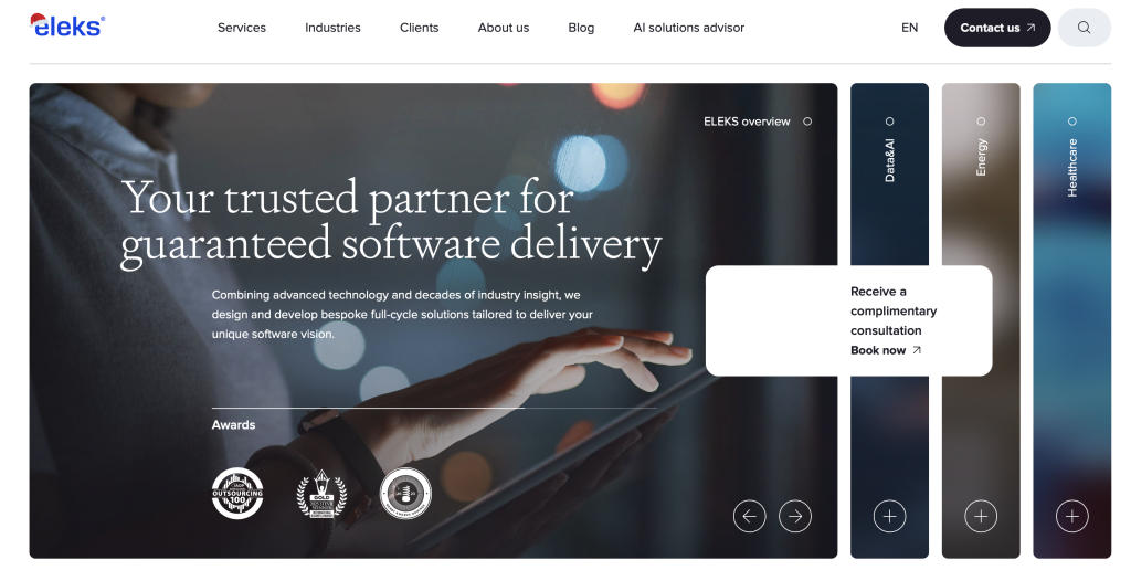 Top 6 outsourcing software development companies in Ukraine 5 Screenshot 2025 12 31 at 14.54.17