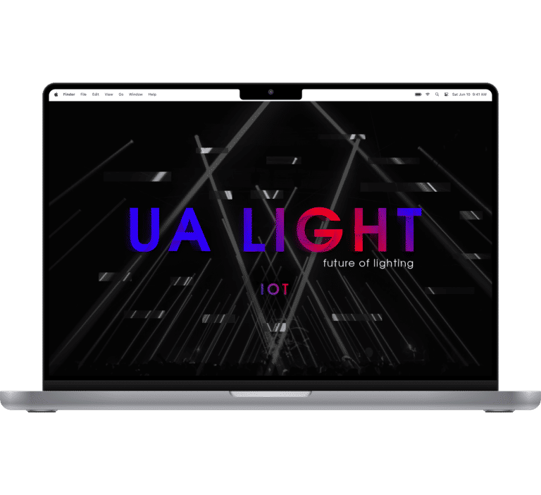 Flexible virtual lighting console for UA Light 1 Ua Light Virtual Console