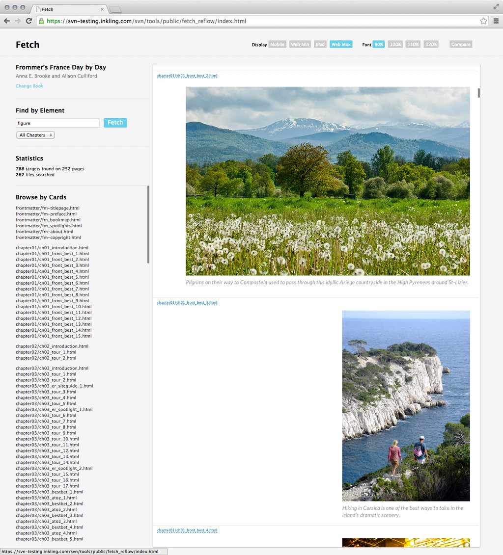 Screenshot of the fetch tool.