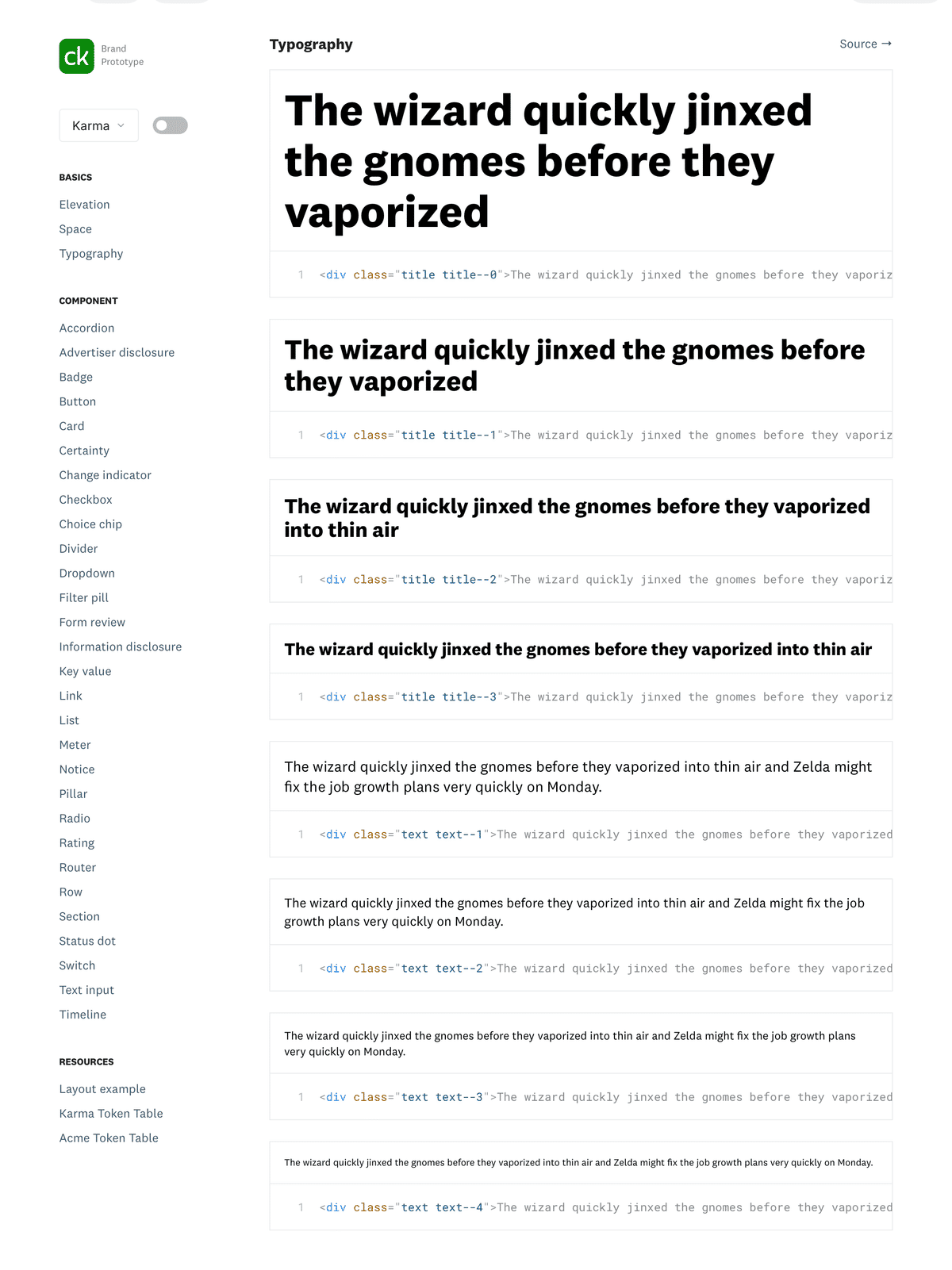 Credit Karma design system