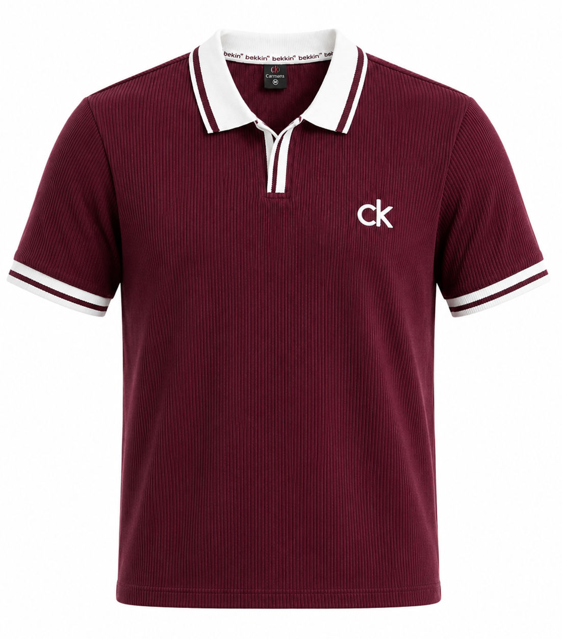 Old Money Polo T-Shirt (Maroon)
