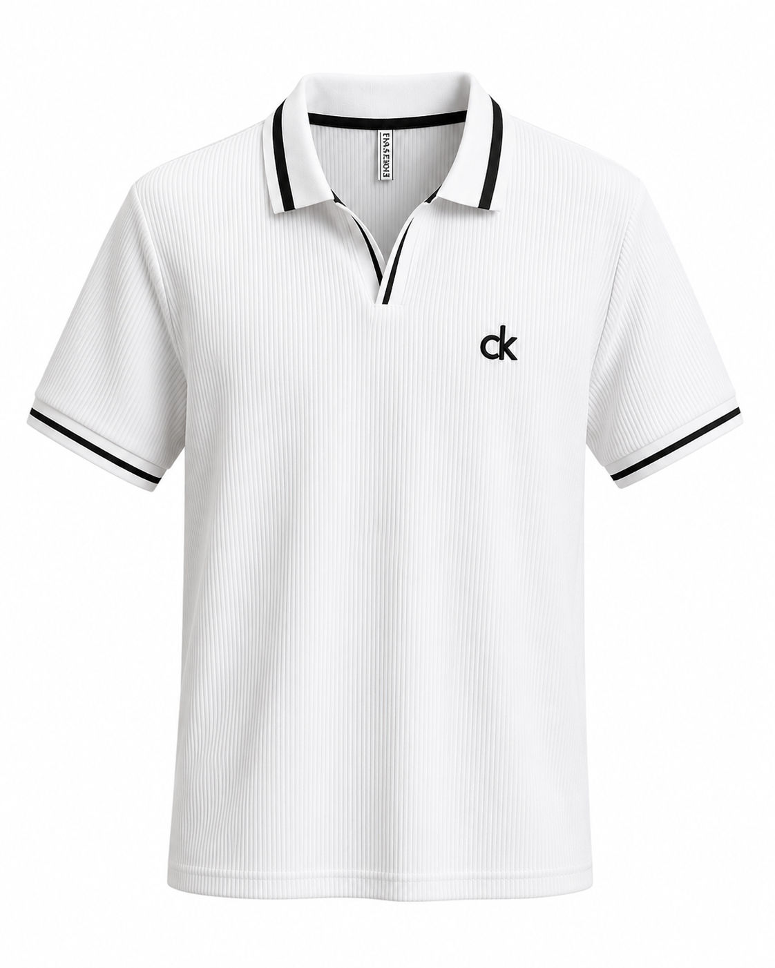 Old Money Polo T-Shirt (White)