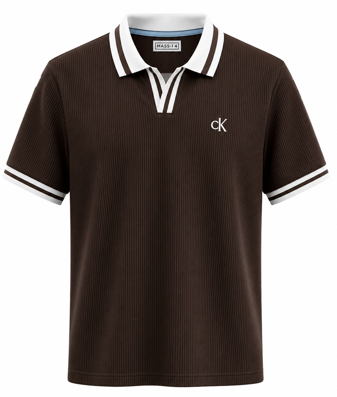 Old Money Polo T-Shirt (Chocolate)