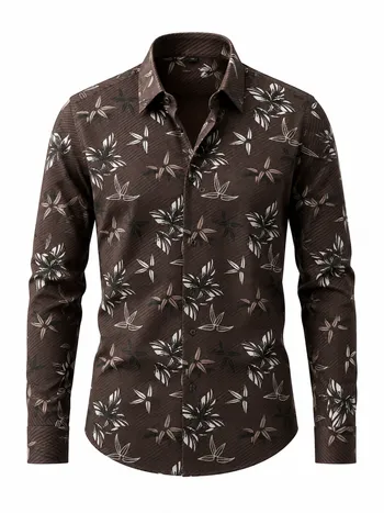 Premium Floral Print Full Sleeve Shirt