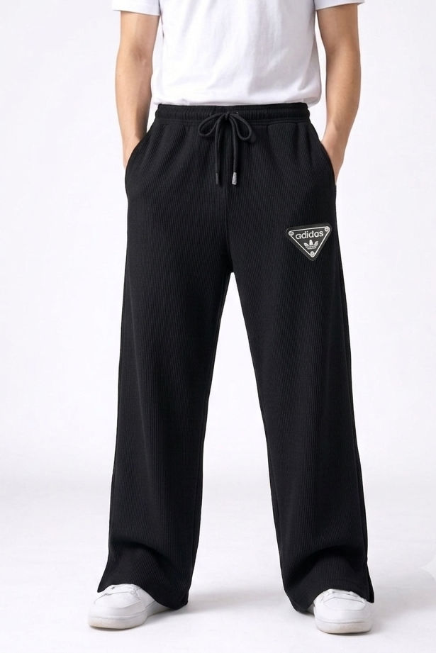 Premium Black Corduroy Baggy Pant