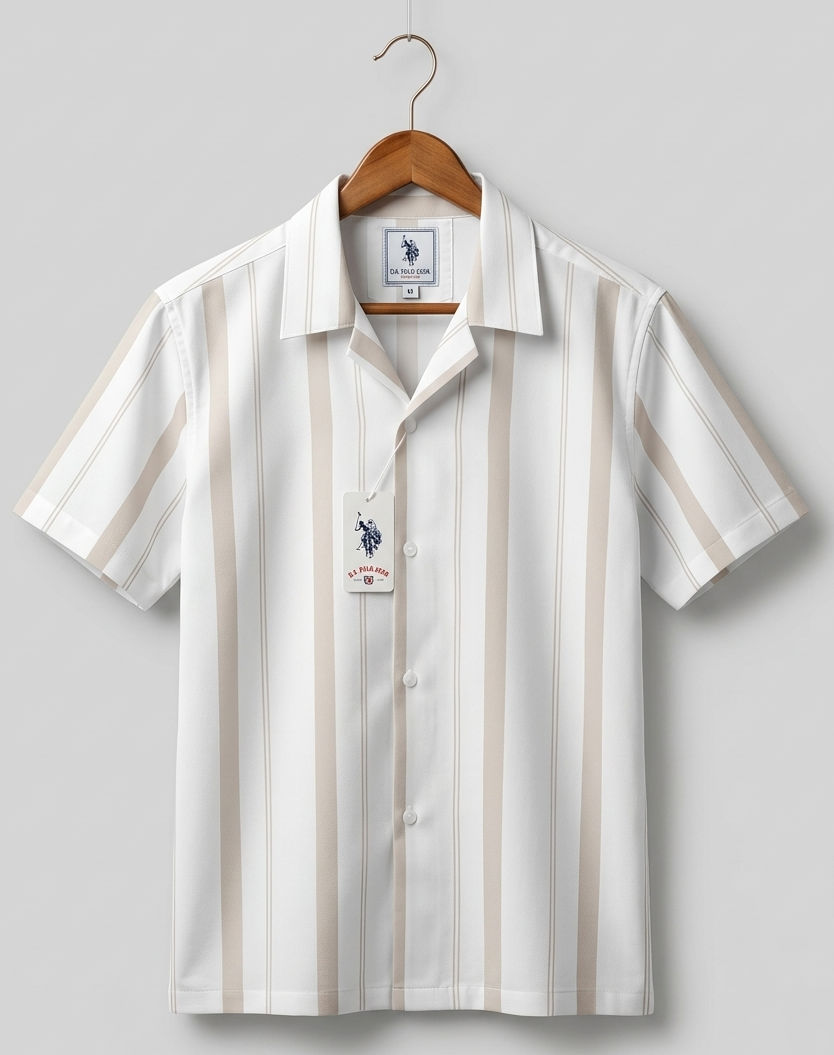 Premium Striped Half Sleeve Shirt