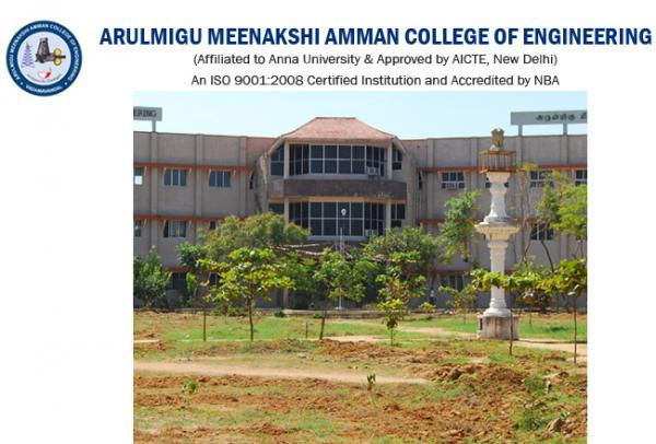 Arulmigu Meenakshi Amman College of Engineering Kanchipuram – slide 1