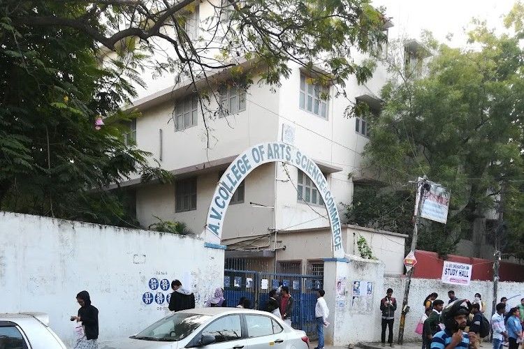 AV College of Arts Science and Commerce Hyderabad – slide 1