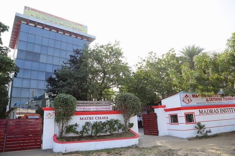 Madras Institute of Hotel Management and Catering Technology Chennai ...