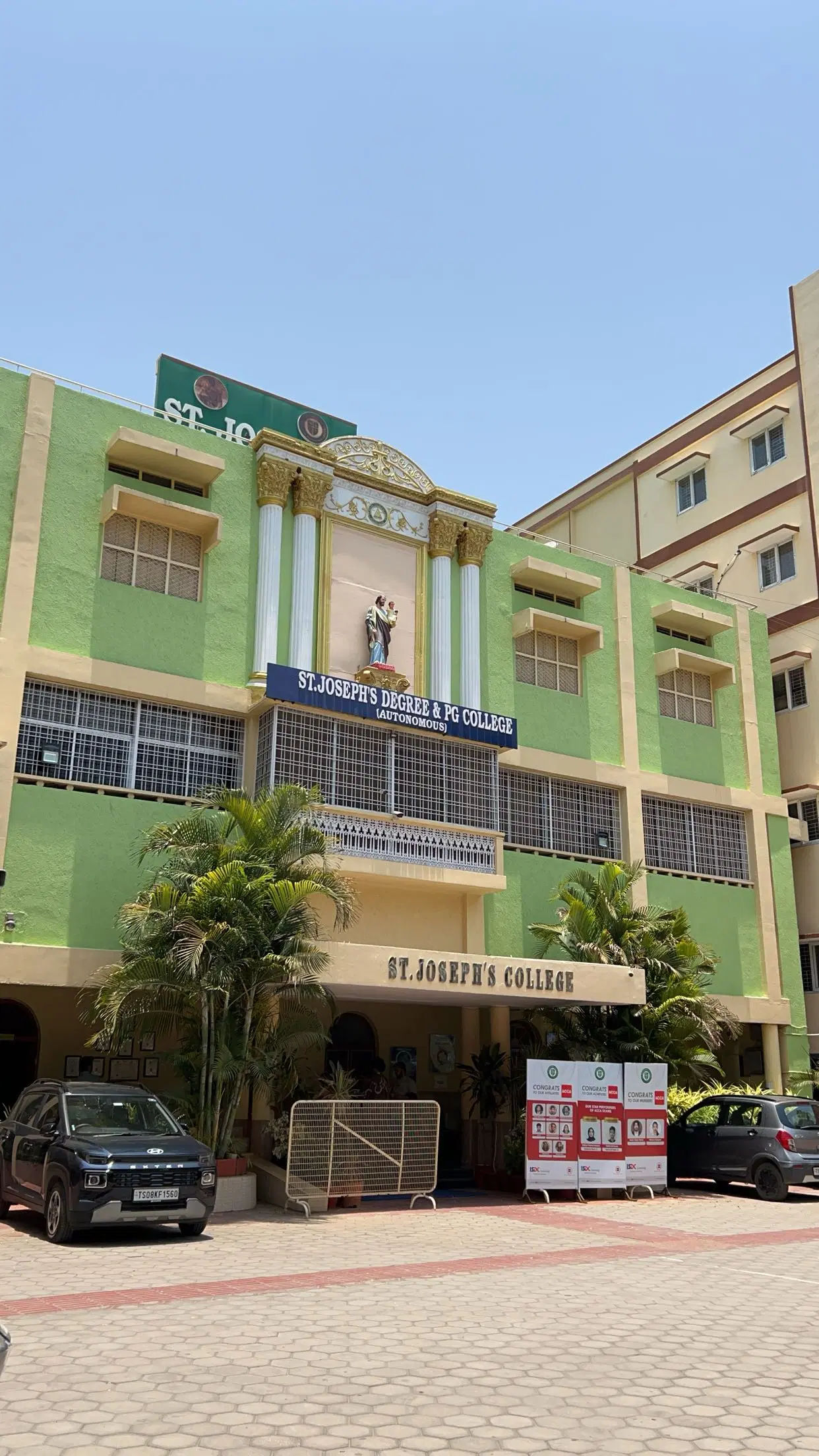 St Joseph's Degree and PG College Hyderabad – slide 1
