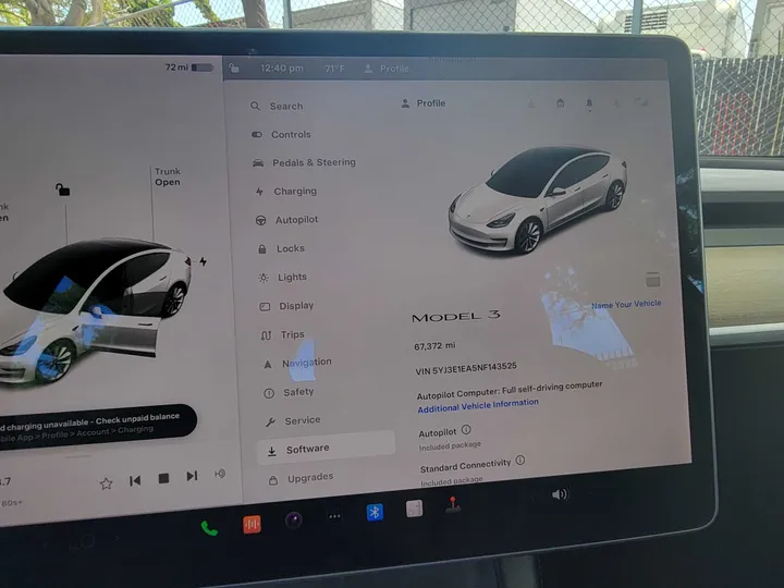 WHITE, 2022 TESLA MODEL 3 Image 19