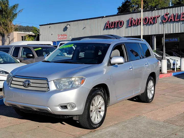 SILVER, 2008 TOYOTA HIGHLANDER Image 3