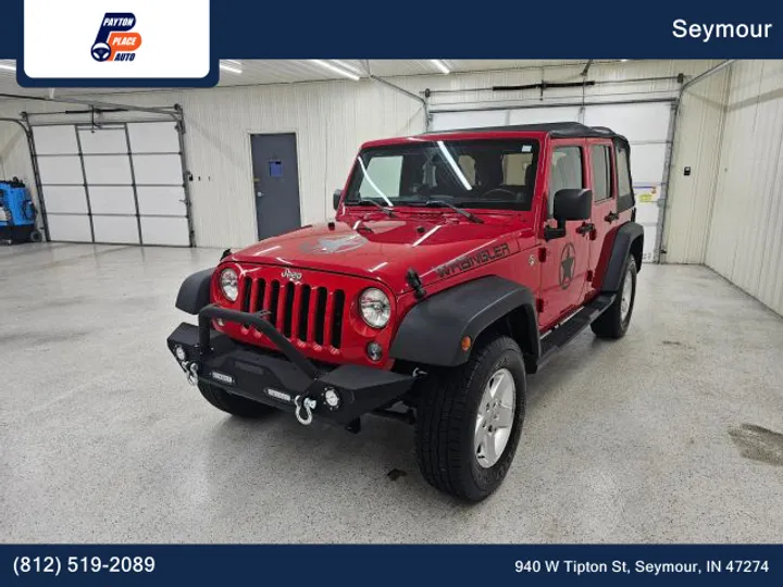 RED, 2014 JEEP WRANGLER Image 1