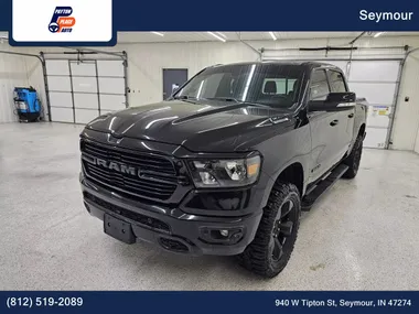 BLACK, 2019 RAM 1500 CREW CAB Image 