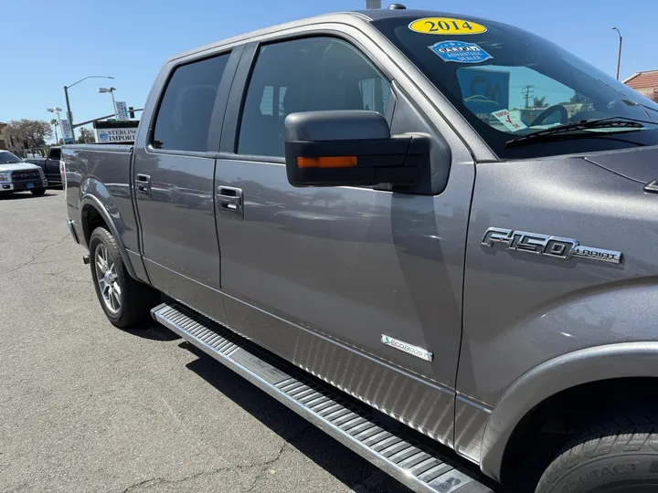 GRAY, 2014 FORD F150 SUPERCREW CAB Image 2