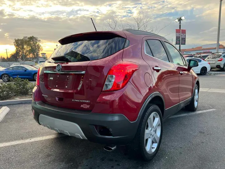 BURGUNDY, 2016 BUICK ENCORE Image 6