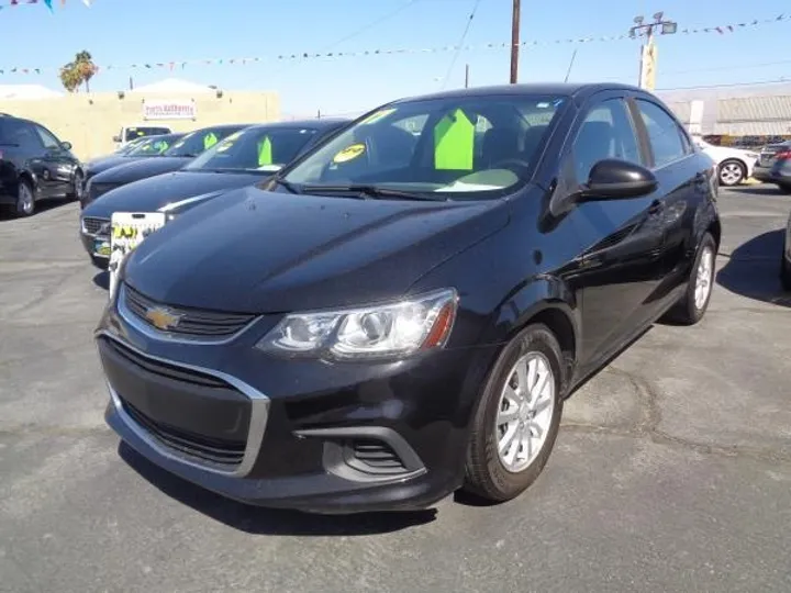 BLACK, 2017 CHEVROLET SONIC Image 1