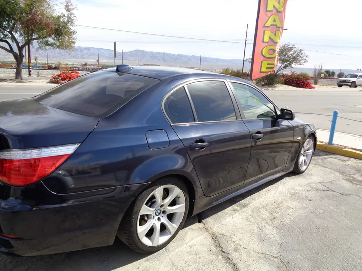 BLUE, 2008 BMW 5 SERIES Image 7